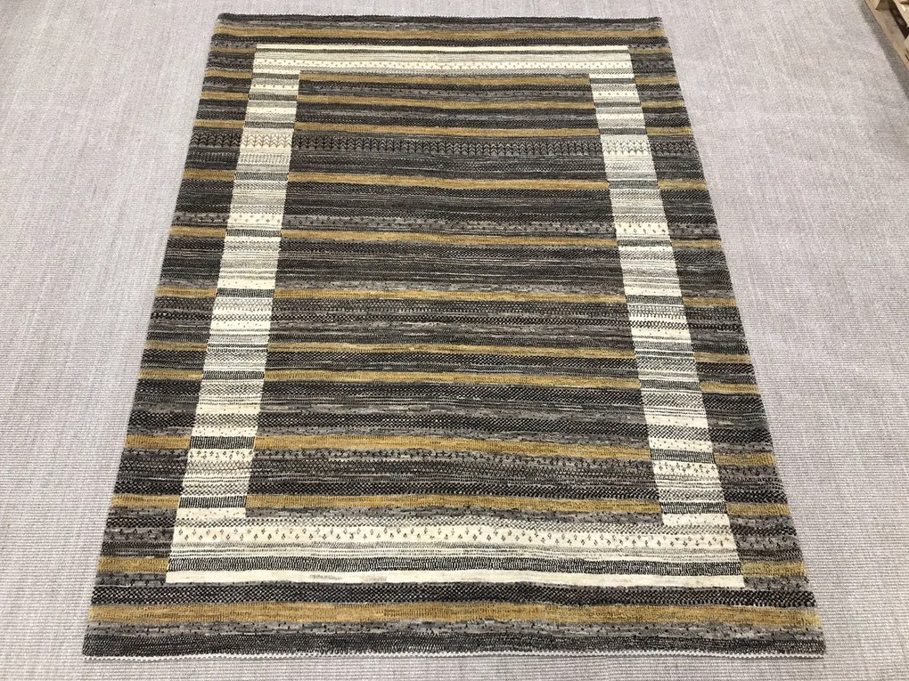 Loribaft Tappeto persiano 170x230 Grigio (Iran) Annodato A Mano