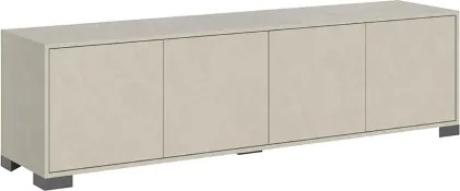Porta TV in legno con 4 ante 172x40 cm KYLA Grigio