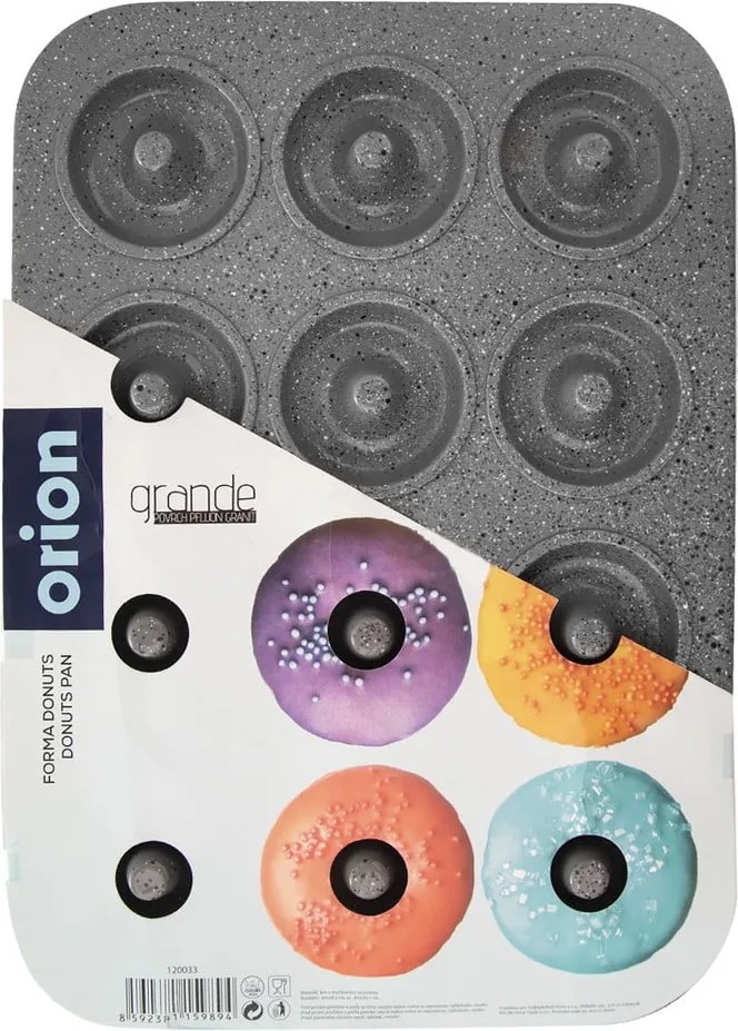 Stampo da forno in metallo per donut 28,5x40 cm Grande – Orion