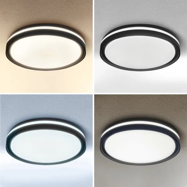 Brilagi - Lampada LED dimmerabile NAOMI LED/48W/230V 3000-6500K Ø 39 cm nero + telecomando