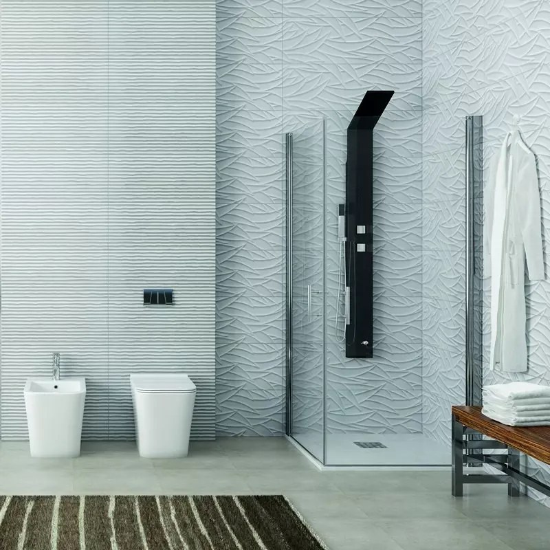 Box doccia angolare 70x80 due ante battenti finitura cromo | KS2800 - KAMALU