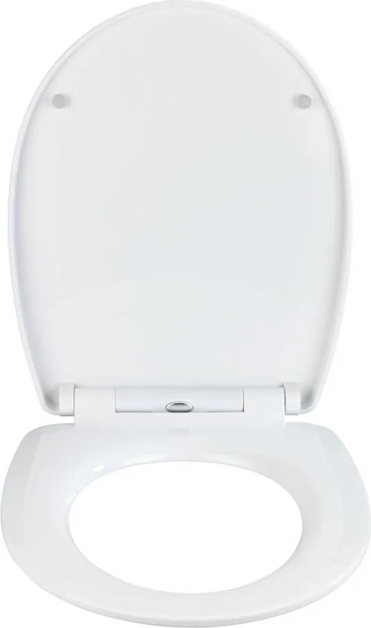 WENKO 24082800 - Sedile WC DROPLETS 45x38,8 cm blu/bianco