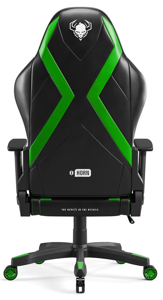 Sedia da gaming Diablo X-Horn 2.0 Normal Size: nero-verde
