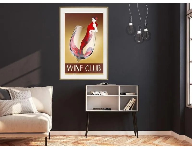 Poster Woman is Like a Wine