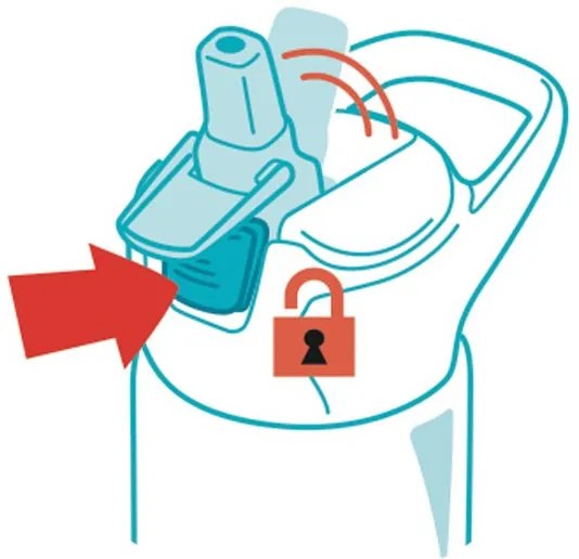 Borraccia Maped Picnik Concept Kids - rossa, 430 ml