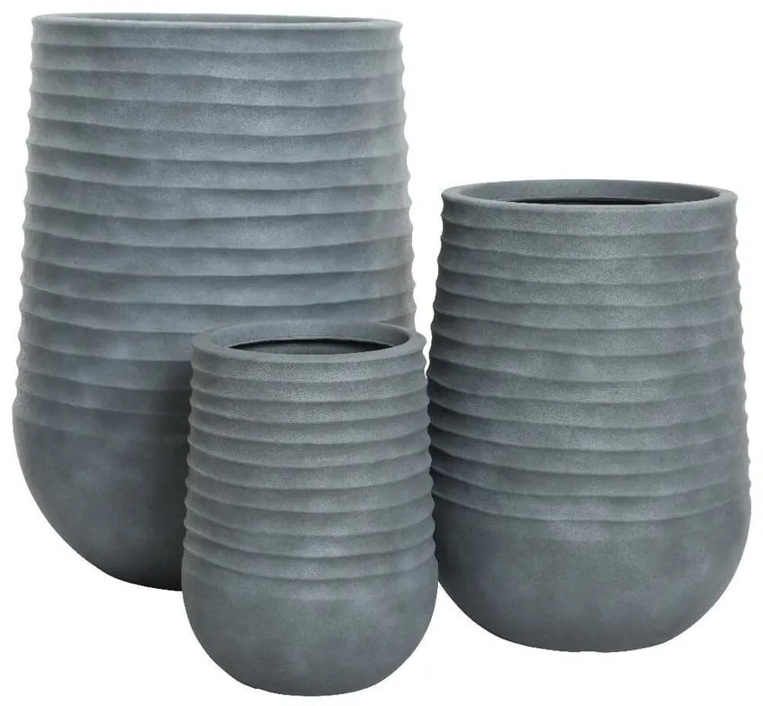 Vaso per piante e fiori Set a 3 KAEMINGK in pvc H 69.5 cm
