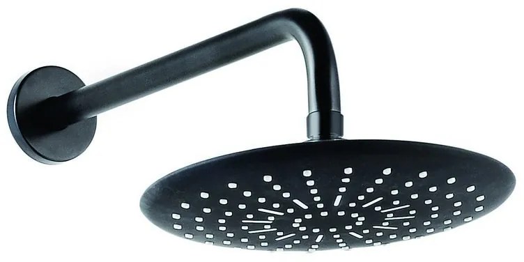 Kamalu - Gruppo miscelatore soffione e doccetta colore nero L2600