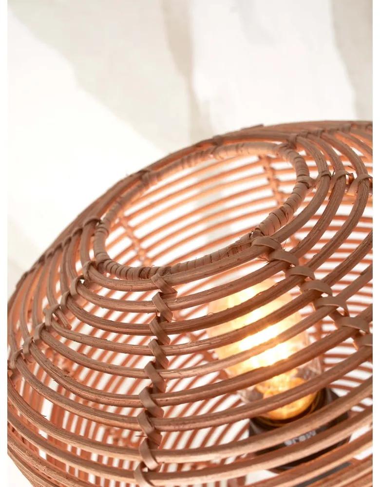 Lampada da tavolo con paralume in rattan di colore naturale (altezza 40 cm) Tanami - Good&amp;Mojo