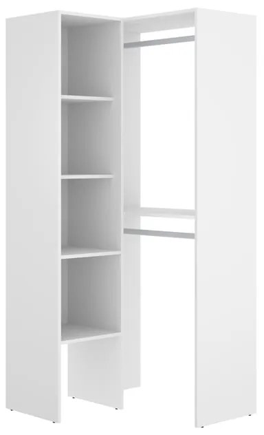 Kit cabina armadio SUIT in truciolare 80 x 185 x 88 cm legno bianco