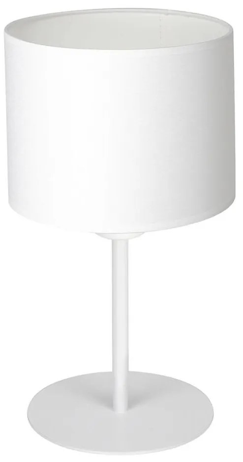 Lampada da tavolo ARDEN 1xE27/60W/230V diametro 18 cm bianco