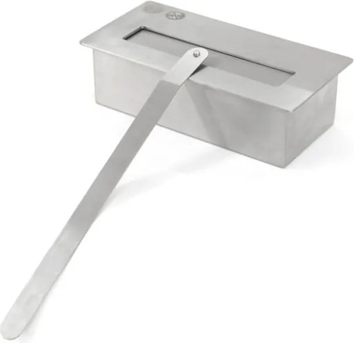 Camino a bioetanolo biocamino da terra JEFFERSON Nero L 89,5 x H90,5 x P28