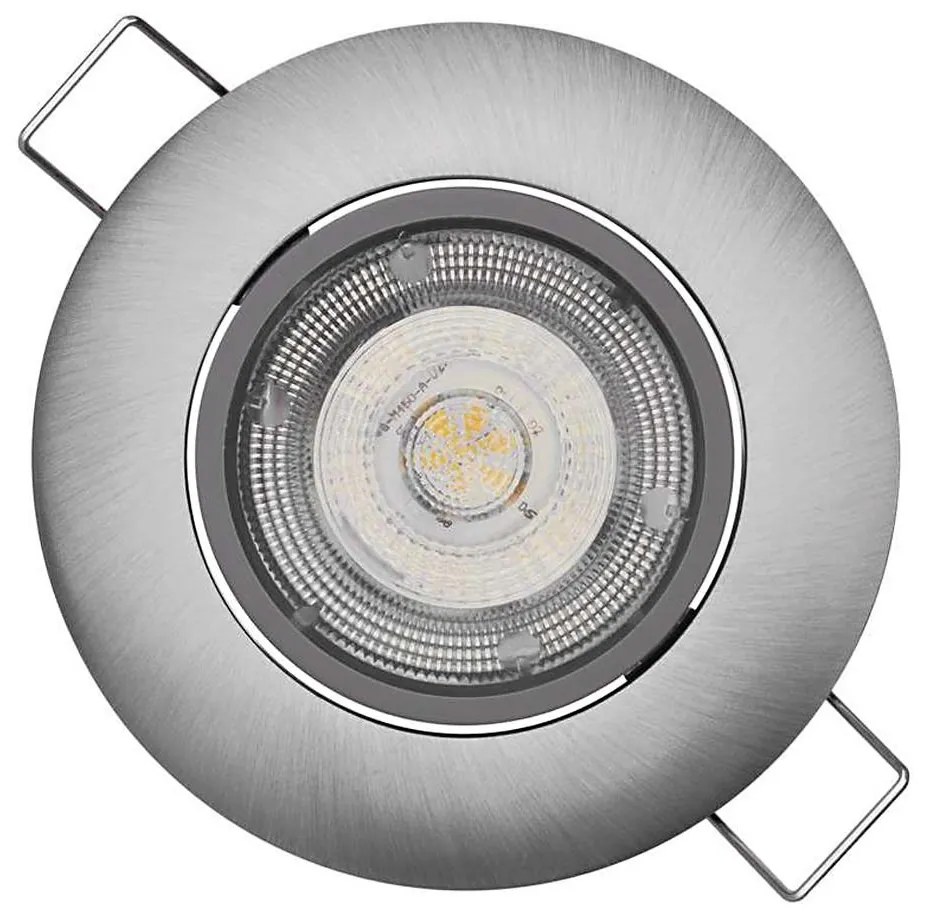 Lampada LED da incasso EXCLUSIVE 1xLED/5W/230V 4000 K argento