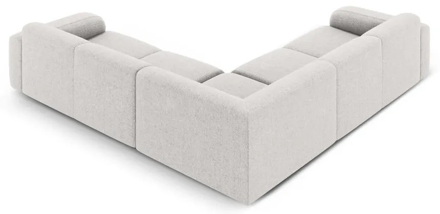 Divano angolare grigio chiaro (angolo variabile/ad L) Molino - Micadoni Home