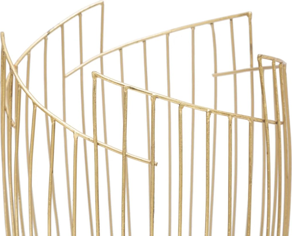 Porta Ombrelli Fashion Oro Ø28x69 cm in Ferro Oro...