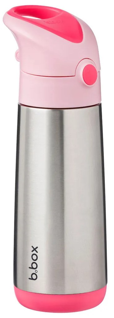 Bottiglia termica con cannuccia 500 ml – flamingo fizz