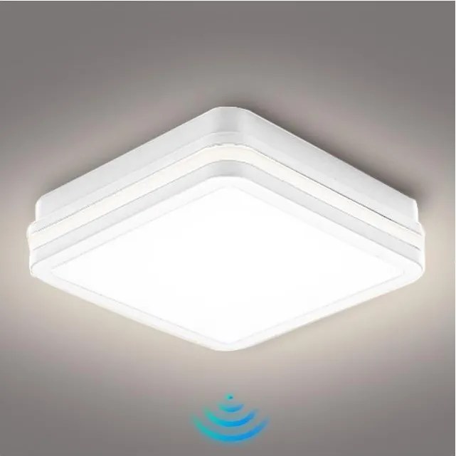 Brilagi - lampada da esterno con sensore BENE LED/18W/230V 22x22 cm bianca IP54