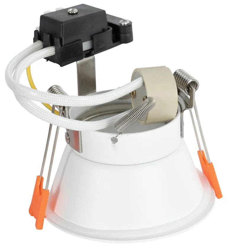 Set di 12 faretti incasso bianchi GU10 50mm IP44 - Dept