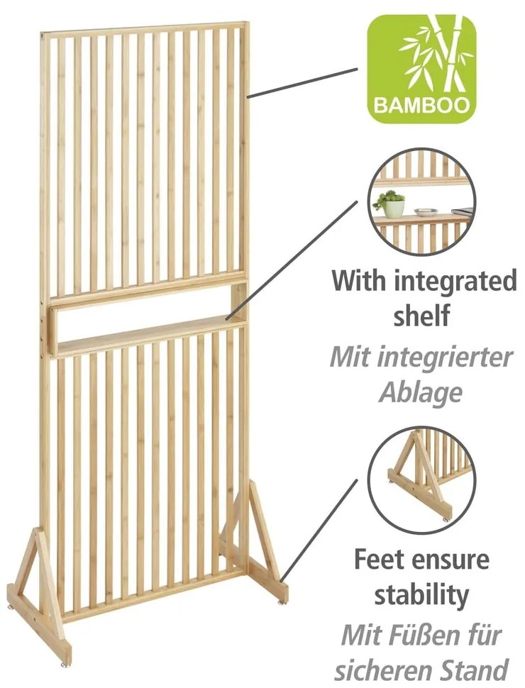 Schermo di bambù in colore naturale Kailua - Wenko