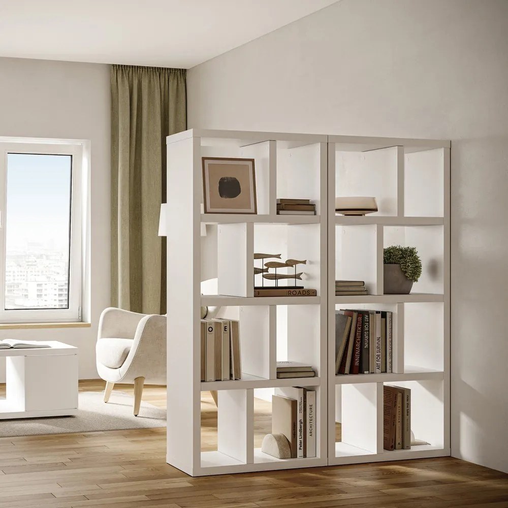Libreria bianca 70x159 cm Berlin - TemaHome