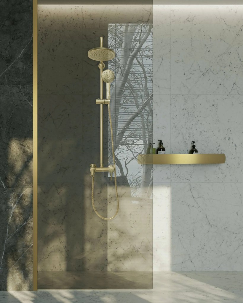 Mensola da bagno SF03 60cm gold brush