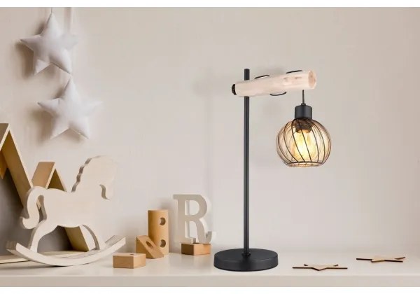 Globo 15534T - Lampada da tavolo PAULO 1xE27/15W/230V