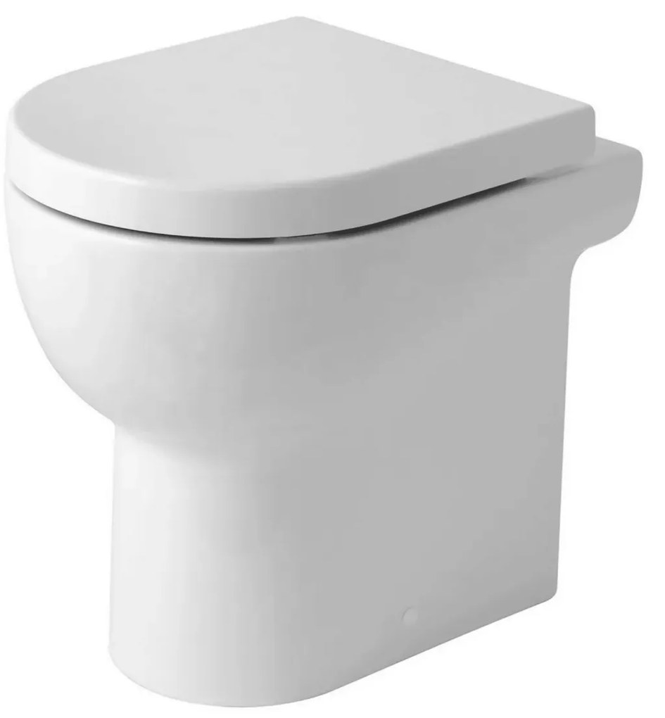 Wc a Terra H 48 Traslato Azzurra Ceramica "Nuvola" Bianco Lucido