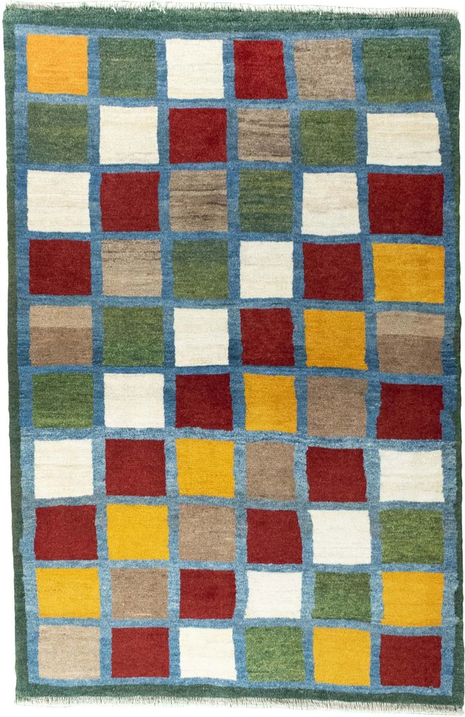 Gabbeh Tappeto 190 x 130 (Iran) Annodato A Mano