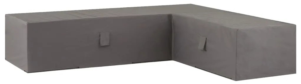 Madison copertura set divani da esterno 320x255x70cm sinistra grigio