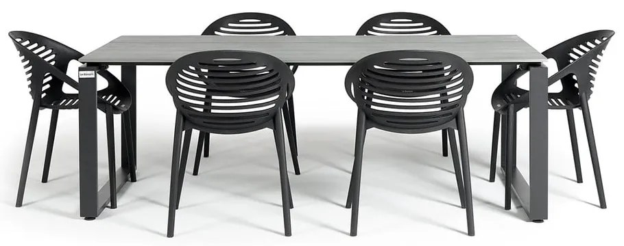 Set di mobili da giardino con 6 sedie Joanna Strong - Le Bonom