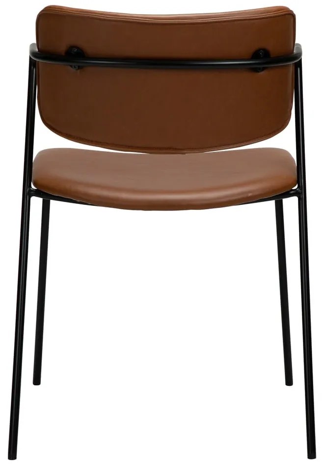 Sedia in similpelle marrone Zed - DAN-FORM Denmark