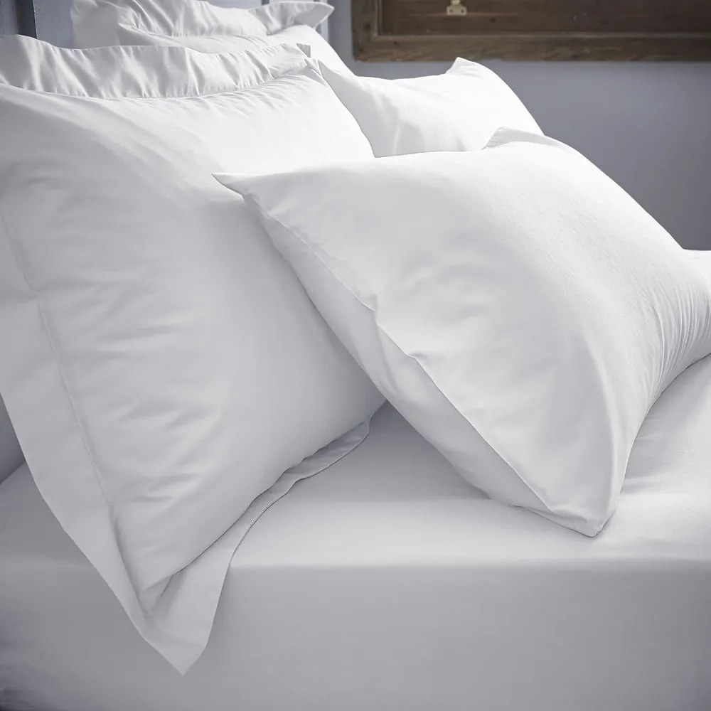 Set di 2 federe in cotone bianco Standard, 50 x 75 cm Cotton Percale - Bianca