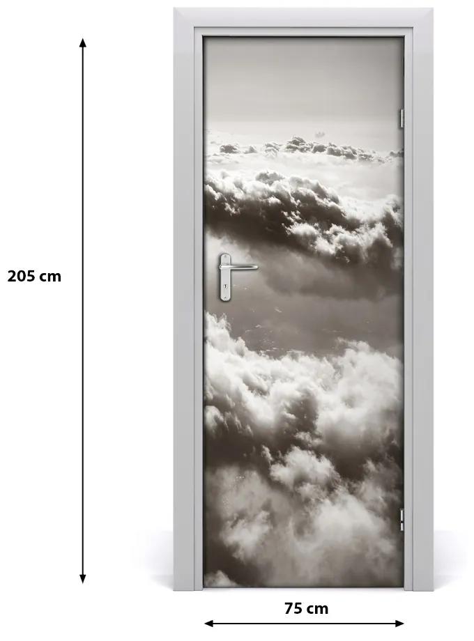 Adesivo per porta Volo sulle nuvole 75x205 cm