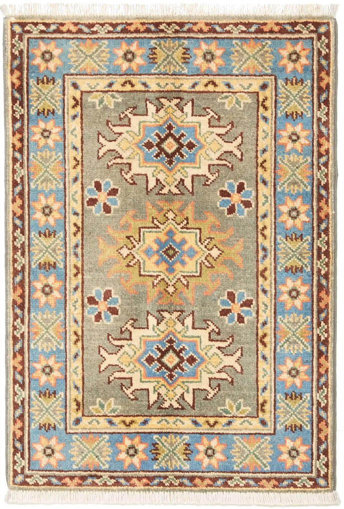 Kazak Tappeto 90 x 60 (Afghanistan) Annodato A Mano