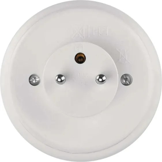 Luce notturna LED con sensore e presa LED/0,3W/230V