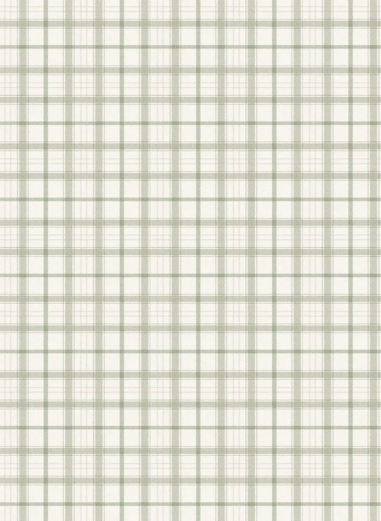 Coordonne Carta da parati Check 11.5 - Matcha