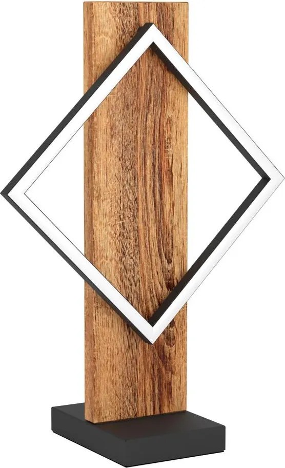 Eglo 901937 - Lampada da tavolo LED BOYAL LED/13W/230V nero/marrone