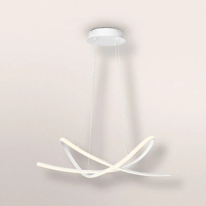 Plafoniera LED Stringy bianco con regolazione di temperatura, 4600 lumen OSRAM