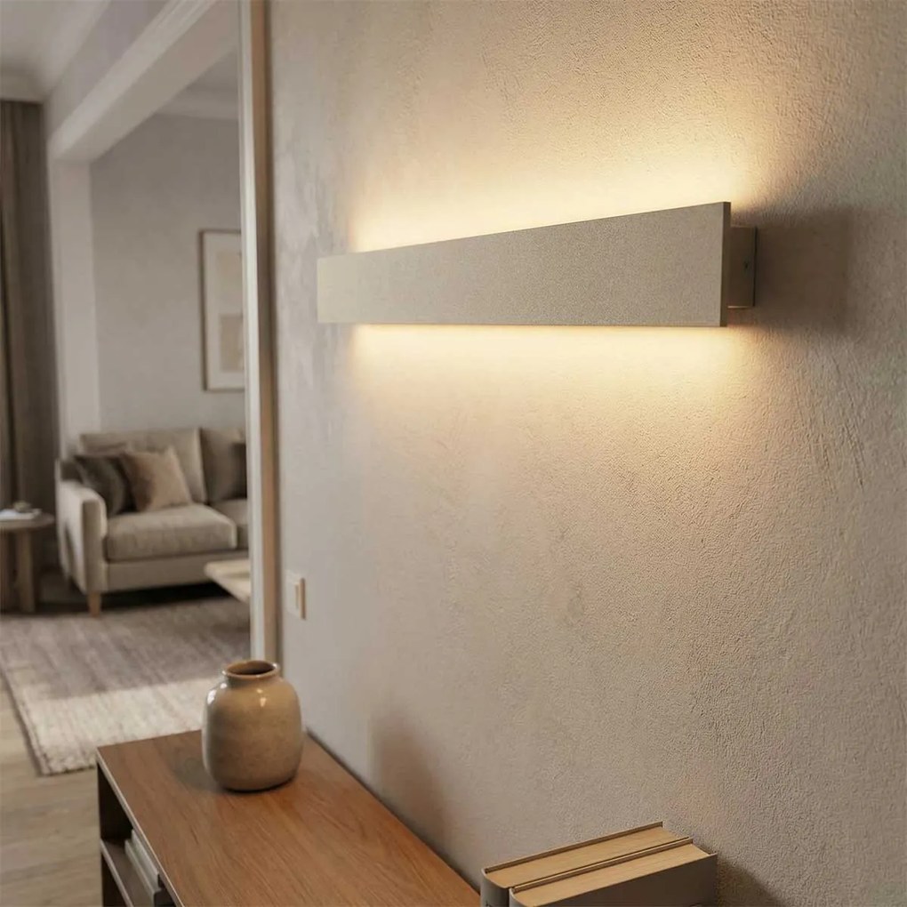 Applique da parete in cemento 90cm per Strisce LED Bidirezionale