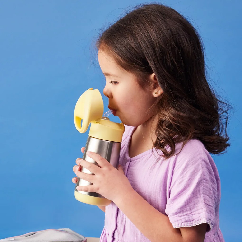 Bottiglia termica con cannuccia 350 ml – lemon twist