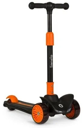 Lionelo - Monopattino per bambini TIMMY 3xAA arancione/nero