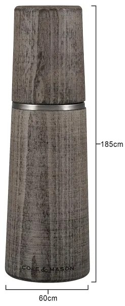 Cole&Mason - Set di macinini per sale e pepe MARLOW in faggio 2 pezzi 18,5 cm