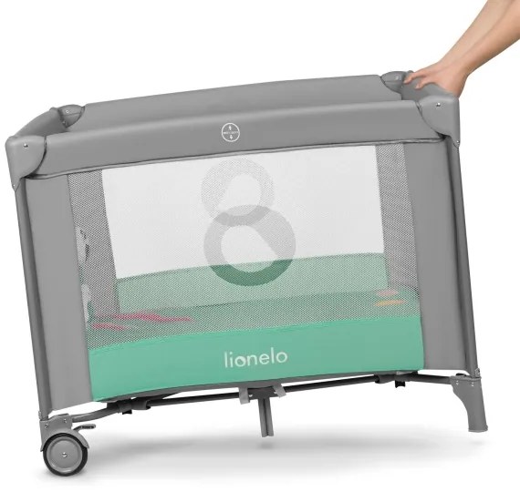 Lionelo - Box gioco MILLE Grigio/Verde