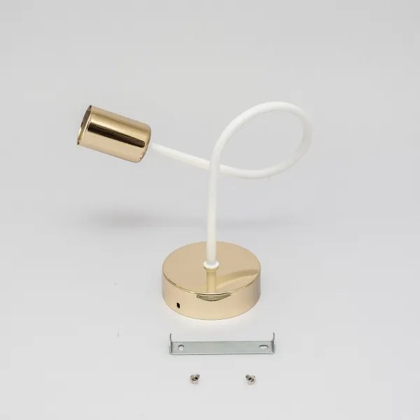 Applique OXFORD 1xE27/15W/230V oro/bianco