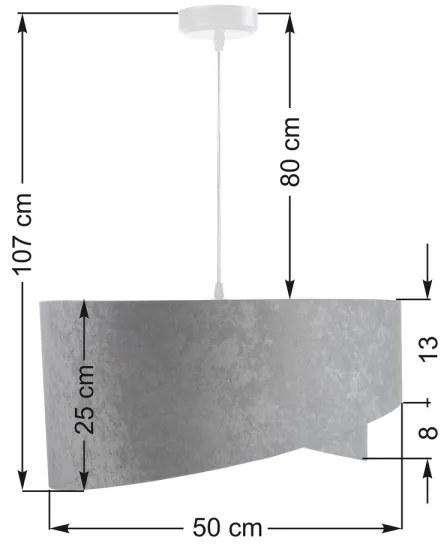 Lampadario su filo GALAXY 1xE27/60W/230V