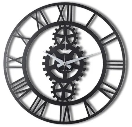 Orologio da parete diametro 70 cm 1xAA nero