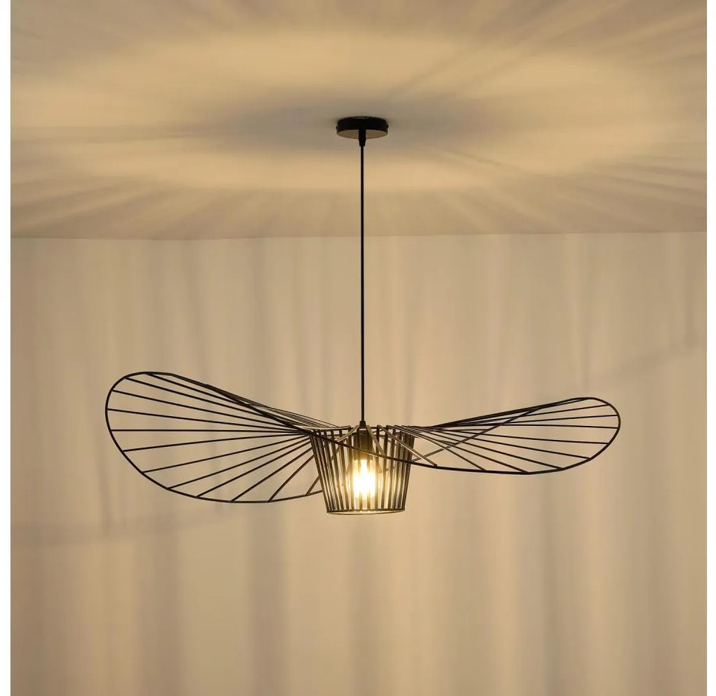 Lampadario a sospensione con filo OGGI 1xE27/40W/230V nero