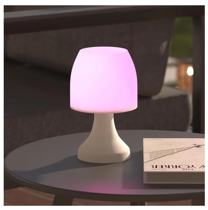 Atmosphera - Lampada da tavolo LED RGB esterna DOKK LED/3xAAA 19,5 cm IP44