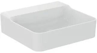 Ideal Standard Conca Lavabo Rettangolare Da Appoggio 50x45 Cm Senza Troppo Pieno Senza Fori Bianco