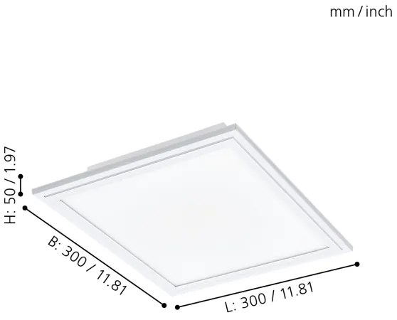 Eglo 98201 - Plafoniera LED dimmerabile SALOBRENA-A LED/14W/230V + TC