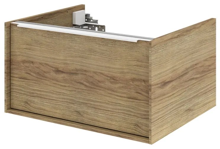 Mobile da bagno sotto lavabo SENSEA Neo satinato L 60 x H 32 x P 48 cm 1 cassetto, lavabo non incluso
